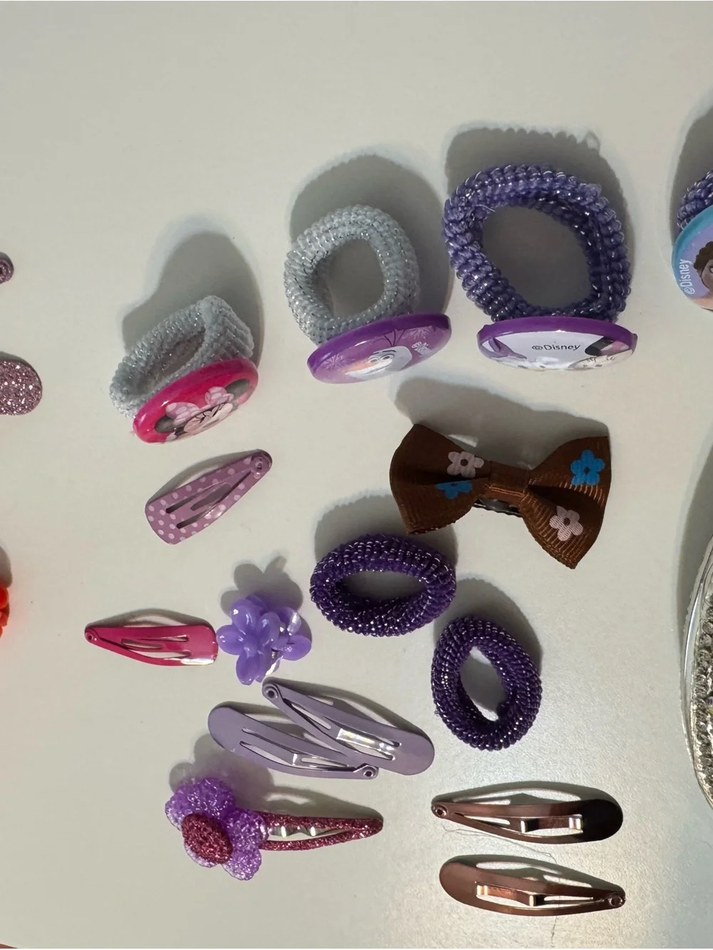 Disney Purple, Pink & Multicolor Girls Hair Clip and Accessory Set